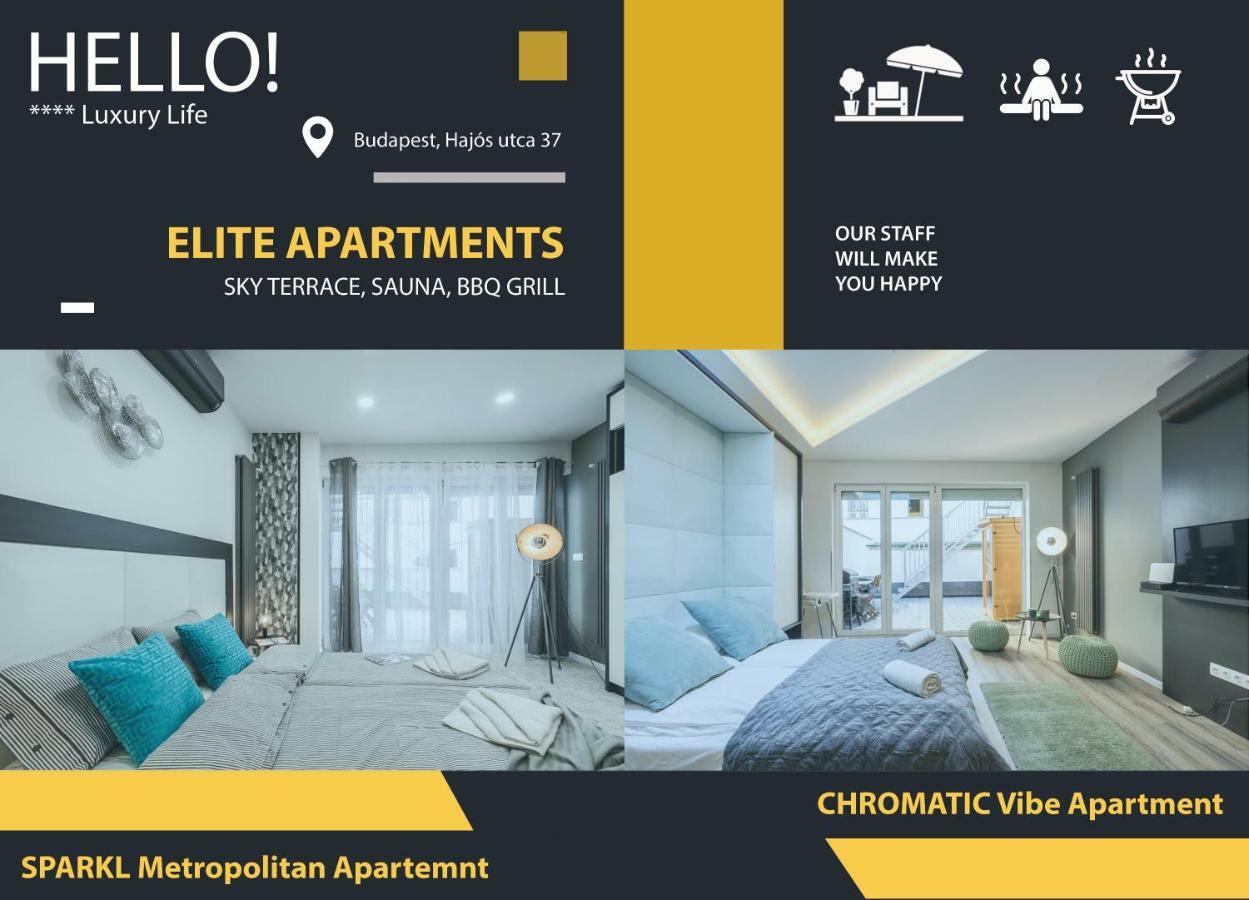 Bpr Elite Apartments - Sky Terrace Budapeşte Dış mekan fotoğraf